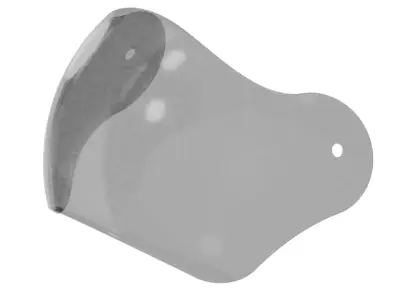 Transparent Gorgeous Helmet Visor 3D model