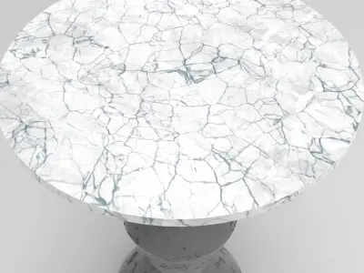 Zig Table Low-poly 3D model