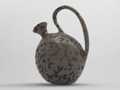 Old Year Vase Low-poly 3D model