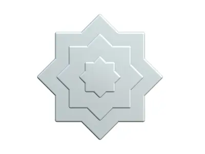 mosque decoration 3D model