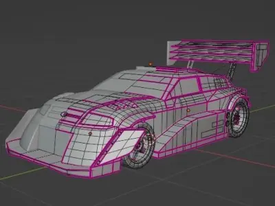 Suzuki Escudo Pikes Peak  Low-poly 3D model