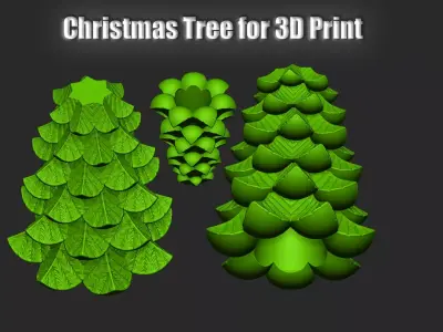 Christmas Tree for 3D print 3D print model