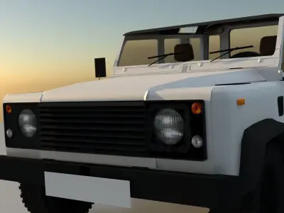 Land Rover Defender 3D model 3D model