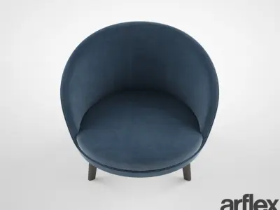 Arflex Jules armchair 3D model