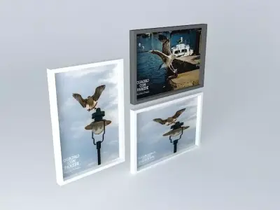 Composition Fauna Flora 01 Free 3D model