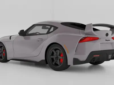 Toyota GR Supra 2020 Custom 3D model  3D model