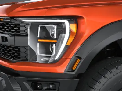 F150 Raptor Regular Cab 2022 3D model