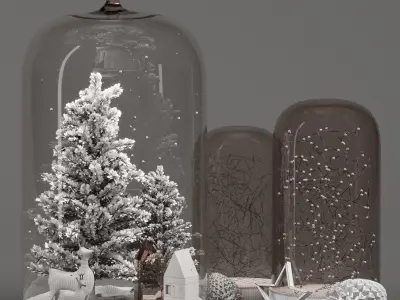 Christmas set 02 3D model