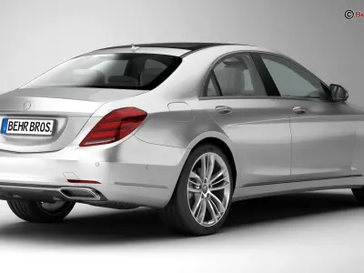 Mercedes S Class 2018 3D model