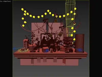 Christmas decor 3D model