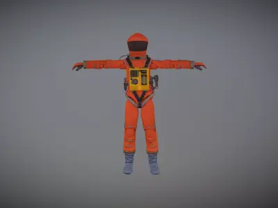 2001 A Space Odyssey Astronaut Action Figure 3D model