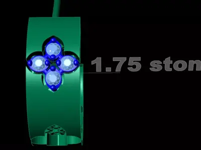 roberto coin earring desing 3D print model