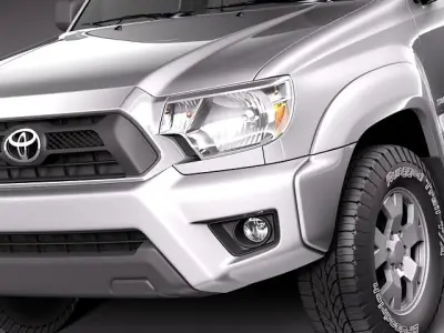 Toyota Tacoma Access Cab 2012 3D Model 3D model