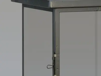 Square Moroccan lantern 3D model