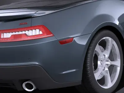 Chevrolet Camaro SS Convertible 2014 VRAY 3D model