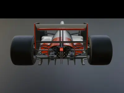 Honda Marlboro mp4 7a Formula 1 3D model