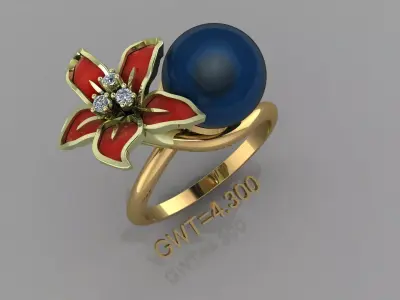 FASHION RING 3D model purchase