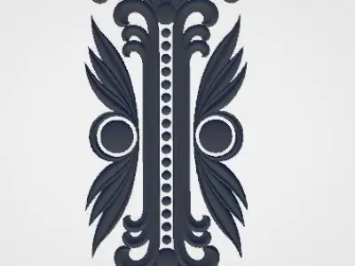 3D Door design  3D print model