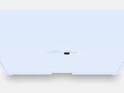 BESTA TV bench with doors 35 Low-poly 3D model