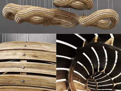 Bagel wood board decor n2 3D model