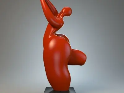 Sculpture playful mood P 3D print model