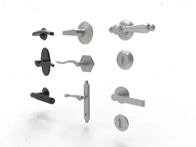 door handle 2 3D model