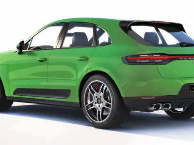 Porsche Macan 2020 3D model