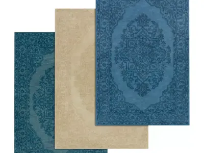 Rug Set 1175 3D model