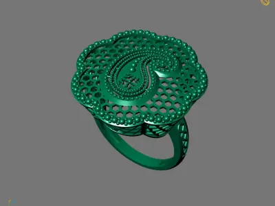 Women Plain Ring Ready STL Models Womens Ring 3d models 3D print model 25