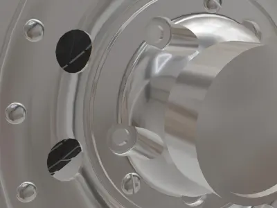 3D Printable Rim and Tire Model 3D print model