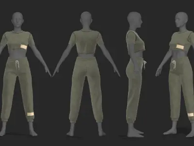 Outfit 81 - Marvelous Designer 3D model