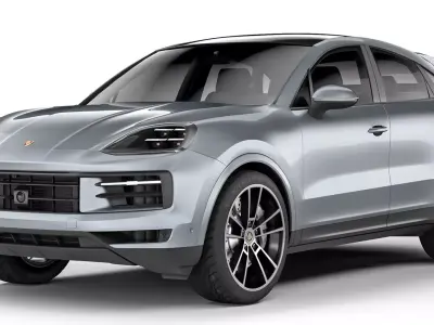 Porsche Cayenne Coupe 2024 3D model