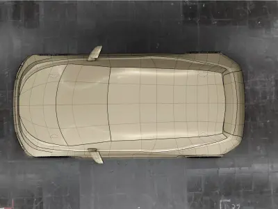 Printable Concept Car Low-poly 3D model