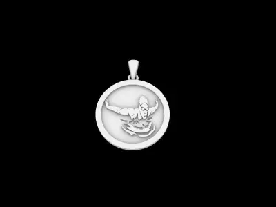 pendant swimmer 3D print model