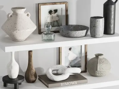 Decorative set012 3D model