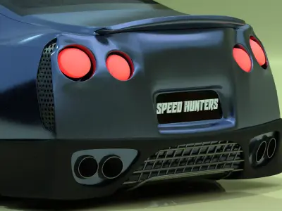 Highly Detailed speed hunter 3D Model for CGTrader 3D model