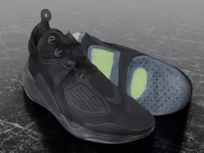 NIKE X MMW JOYRIDE CC3 SETTER  BLACK 3D SHOES Low-poly 3D model