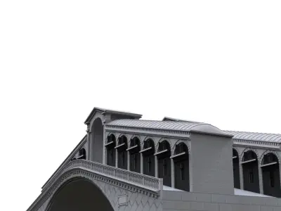 Stone Arch Bridge 3D model