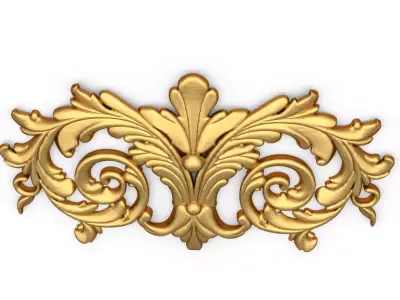 carved classic decorative ornament cnc 3d printing stl 56 3D print model