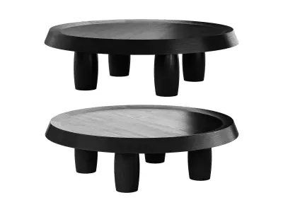 Auston Round Coffee Table 3D model