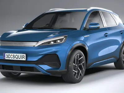 BYD Atto 3 2025 3D model