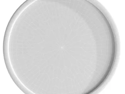 wall clock 52 3D model purchase