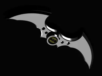 Batarang from Arkham Asylum  Arkham City Free 3D model
