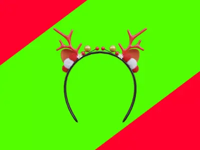 Chistmas headband 3D model