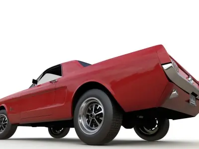 Mustang Mustero 1966 3D model