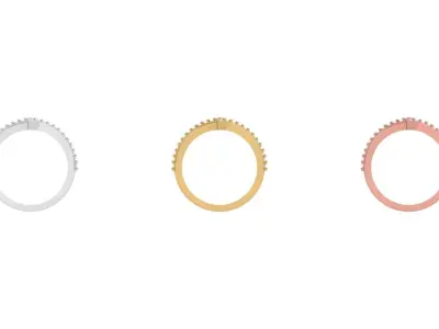 Engagement Ring Free 3D print model 15