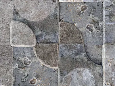 Tile Mutina Puzzle Old n4 3D model