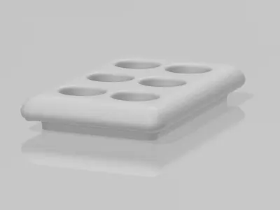 Generic plastic cooler for scale autos and dioramas  3D print model