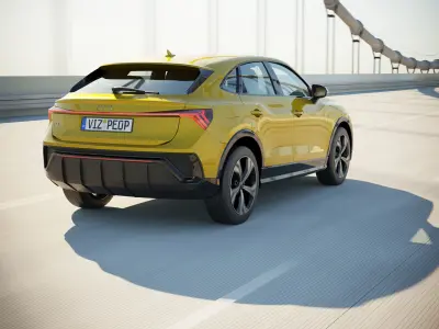 German sport SUV 3D model