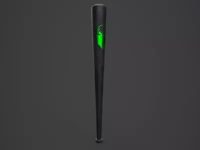 Baseball stick  - Game Ready - Free Free low-poly 3D model